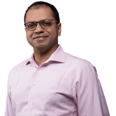 This is a profile image of Vik Krishnan