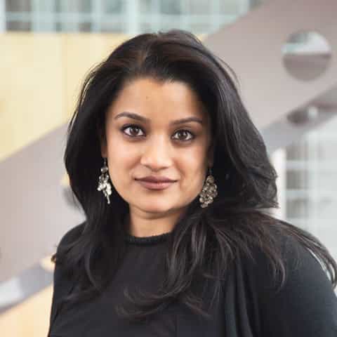 This is a profile image of Monisha Machado-Pereira